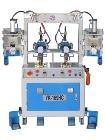 MULTI-FUNCTION TRANSVERSE TYPE COLD AND HOT TOE CAP MOULDING SHOES MACHINE(APPLY LASTED SHOES)