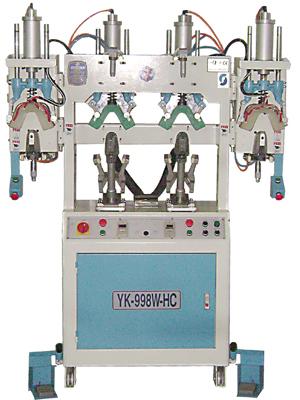 DOUBLE COOLING & HEATING BACKPART MOULDING MACHINE WITH FLANGING WIPERS